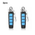 thumbnail image 3 of keepw 2 Pieces ABS Garage Door Remote Controller Handheld Stylish Replacement 4 Button Multifunctional Gate Duplicators Copier Red Blue, 3 of 6