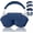 Blue, variant on 【5 in 1】 Compatible with Airpods Max 2/1 Smart Case Cover, (2020/2026) Sleep Mode Compatible, for Apple AirPod Max Headphones Case Soft Leather & Silicone Set Protective Accessories Portable, Blue