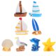 thumbnail image 3 of KAKOWELY 8 piezas de adornos de estilo mediterráneo, adorno náutico decorativo, accesorio de micropaisaje, 3 of 5
