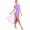 Light Purple, variant on IEFIEL Womens Sequins Sheer Mesh Patchwork Dance Leotard Side Slit Maxi Dress Lyrical Contemporary Dance Costume