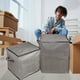 thumbnail image 1 of Xihbxyly Organizador de Armario Plegable, Bolsa de Almacenamiento de Gran Capacidad, Cierre de Doble Cremallera, Ligero y Portátil, Almacenamiento Versátil para Ropa y Ropa de Cama, Ideal para Mudanz, 1 of 4
