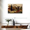 thumbnail image 3 of Elephant Stock Tuscan Evening Wine Crop Wall Art - Horizontal Canvas Wall Art - Dining Room Wall Decor - Food And Drink Canvas - Red And Yellow Decor By Silvia Vassileva - 30" x 20", 3 of 8