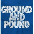 thumbnail image 2 of Ground Pound Muay Thai Fighter Unisex Plus Fleece Graphic Sweatshirt Brisco Brands 5X, 2 of 5