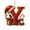 Y, variant on yulier 26 Initial Letter Christmas Ornaments, Personalized Christmas Alphabet Ornaments Cute Santa Claus Pendant Christmas Tree Hanging Decorations Xmas Gifts for Family (B)