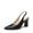 BLACK-PU, variant on DREAM PAIRS Womens Slingback High Chunky Heels Pumps High Block Heels Pointed Toe Closed Toe Comfortable Dress Shoes for Work Office Business