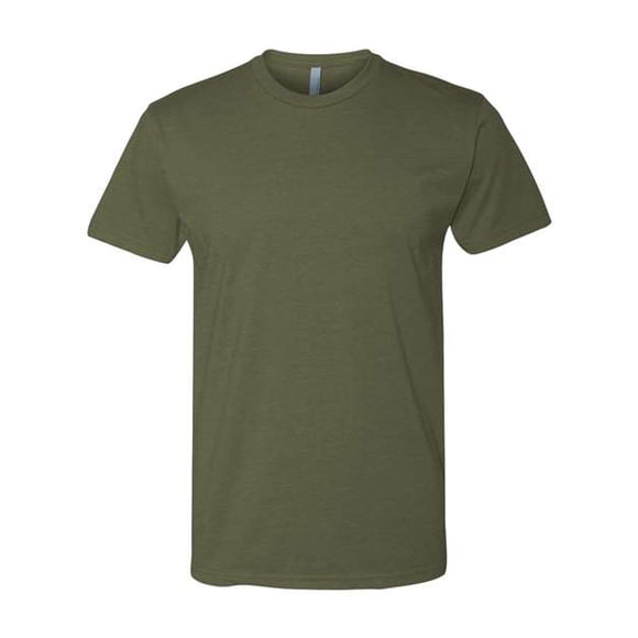 Next Level Mens Premium Fitted CVC Crew Tee (N6210) Verde militar m ROPA DEL SIGUIENTE NIVEL 6210