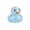 Blue, variant on Cute Duck Fidget Stress Relief Squeeze,Toy TPR Soft Elastic Texture Slow Rebound Portable Anti Stress Desk Toy,For Relaxation Home Office Use Lightweight High Elastic Durable Reusable Sensory Tool