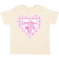 thumbnail image 3 of Inktastic Grandma's Sweetie Pie with Pink Hearts Boys or Girls Toddler T-Shirt, 3 of 5