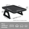 thumbnail image 5 of Danfoxer Couch Arm Tray,Bamboo Folding Sofa Tray,Sofa Armrest Tray Clip-On Couch Desk for Drinks,Snacks,Phone,Remote Control（Black）, 5 of 5