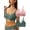 Celadon/Chelsea Pink, variant on Women's Laser Cut Lace Bralette with Removable Pads | Comfort Wireless Bra | Adjustable Straps for Perfect Fit