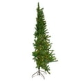 thumbnail image 2 of 6.5' Pre-Lit Canadian Pine Slim Artificial Christmas Wall Tree Multi, 2 of 7