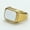 Gold White shell, variant on Versatile Minimalist Abalone Sea Shell Stainless Steel Square Rings Sizes 7-13-Silver White shell-8