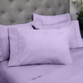 thumbnail image 3 of BED BATH N MORE Luxurious Ultra Soft 6-Piece Bed Sheet Set Lavender King, 3 of 5