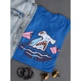 thumbnail image 3 of Find Your Paradise Shark T-Shirt Women -Smartprints Designs, Female 4X-Large, 3 of 4