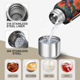 thumbnail image 3 of 20 Oz Pioneer Flower Coffee Tumbler Double Wall Insulated Stainless Steel Water Bottle | Metal Reusable Thermoses Flask with Cup Cap | Leak & Sweat Proof with Anti-Dust Lid, 3 of 7