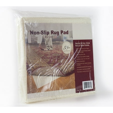 Stay Grip Non-skid Area Rug Pad for 4-Feet by 6-Feet Rug, For use on all hard surface floors to prevent scratching By Granville