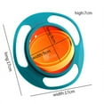 thumbnail image 2 of Baby Gyro Bowl 360 Degree Rotation Spill Resistant Kids Feeding Dish Bowl, 2 of 8