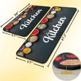 thumbnail image 2 of flippana 2 Pcs Fall Kitchen Rugs and Mats for Floor Non-Slip Backing Mat Anti Fatigue Kitchen Rug Sets with Runner Fall Decor Home Kitchen Dining Room(17"x47.2"+17"x30", Color 02), 2 of 6