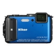 thumbnail image 3 of Nikon Coolpix AW130 16 Megapixel Compact Camera, Blue, 3 of 6