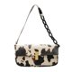 thumbnail image 2 of Bolsa Bolso de mujer de PU con estampado de vaca, bolso de hombro con cadena acrílica para axilas (beige) Tmvgtek Para estrenar, 2 of 9