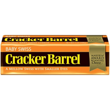 Cracker Barrel Baby Swiss Cheese 7 Oz Walmart Com