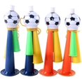 thumbnail image 1 of 10 Uds. Bocina de estadio bocina de aire fabricante de ruido fuerte para fanáticos del fútbol para eventos deportivos fiesta de carnaval de fútbol (color aleatorio) 13,5 cm, 1 of 5