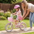 thumbnail image 4 of Gymax 12'' Kids Bike w/Training Wheels Hand Coaster Brakes Adjustable Seat Handlebar, 4 of 10