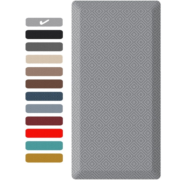 Ophanie Kitchen mats for Floor, Kitchen Rugs, 20x32 Anti Fatigue Standing Cushioned Mat, Waterproof, Comfort Ergonomic mat for Of
