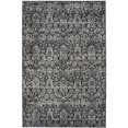 thumbnail image 2 of Safavieh Vintage 4' X 5'7" Power Loomed Rug in Black and Light Gray, 2 of 6
