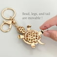 thumbnail image 4 of Wrapables Crystal Bling Key Chain Keyring Car Purse Handbag Pendant Charm, Blue Sea Turtle, 4 of 9