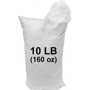Polyester Stuffing 10 LB Bag 100% High-Loft Polyester Fiber Fill
