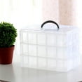 thumbnail image 4 of Lloopyting Divided storage containers craft Clear plastic bead boxes Plastic totes with lids for storage on clearance Diy New Clear Plastic Jewelry Bead Storage Box Container Organizer Case Craft Tool, 4 of 5