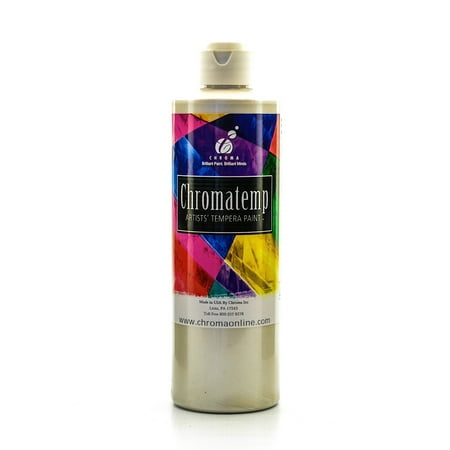 UPC: 0804551979712 | ChromaTemp Pearlescent Tempera Paint white  500 ml (pack of 3)