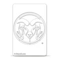 thumbnail image 2 of NCAA Colorado State Rams Collegiate Ram Multi-Purpose Stencil, 2 of 3