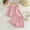 Pink, variant on NAISIBABY Girl's Sets 2-Piece, Fashion Graphic Pleated Sleeveless Tops and Ruffles Shorts Summer Cute Outfits Clothes Pink 3-4T