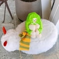 thumbnail image 5 of Lindo muñeco de plátano, juguete de peluche creativo con múltiples poses divertidas, adorable regalo de cumpleaños (verde), 5 of 5