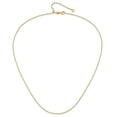 thumbnail image 4 of 14K Yellow Gold Cable Chain Styles Necklace Adjustable 1.25mm D/C 22 inch 1.25 mm, 4 of 6