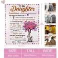 thumbnail image 6 of Daughter Gift from Mom, Daughter Gifts Blanket, Happy Birthday Gifts for Daughter Adult, to My Daughter Blanket Gift, Best Graduation Gifts Ideas for Daughter Unique Throw Blanket 50x60 in, 6 of 6