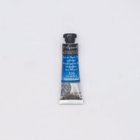 UPC: 3046450115120 | Sennelier French Artists Watercolor 10ml Tube Phthalo Blue S1