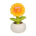 thumbnail image 3 of Escultura de girasol artificial en maceta con flores falsas, decoración, estatuilla, estatua para Estilo a, 3 of 9