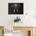 thumbnail image 5 of Yiluyinqing Elephant Tusks Canvas Print Wall Decorations Ready To Hang Room Home Art Decor 16x12in, 5 of 6