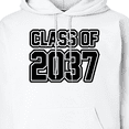 thumbnail image 3 of Inktastic Class of 2037 Adult Hoodie Sweatshirt, 3 of 4
