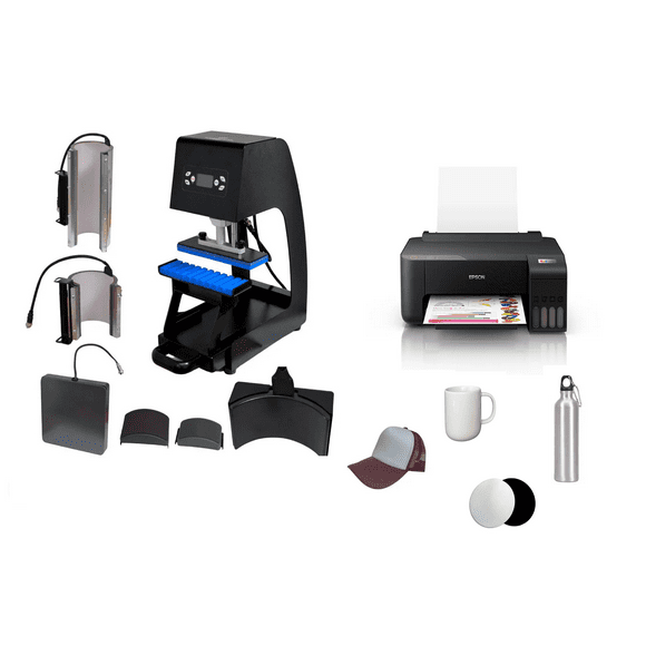 TLP Easy 5-en-1 Combo de Sublimación 20x20cm + L1250 Kit