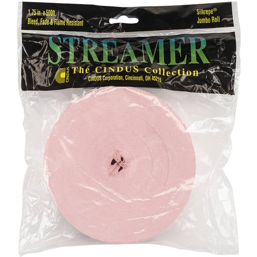 Crepe Streamers, 1.75" x 500'