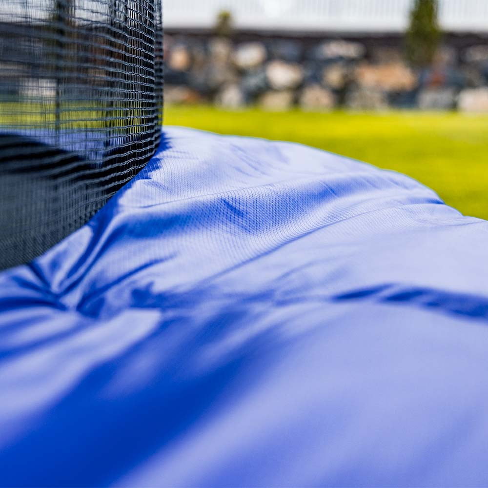 Skywalker Trampolines 14ft Square Trampoline with Enclosure – Blue