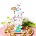 thumbnail image 4 of Easter Party Decorations Wood Rabbits Egg Chick Ornaments 18x7cm for Outdoor Easter Decorations, 4 of 6