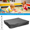 thumbnail image 3 of 26-27 Sandbox Cover, Square Protective Cover for Sand and Toys Away from Dust and Rain, Sandbox Canopy with Drawstring, Sandpit Pool Cover, 3 of 5