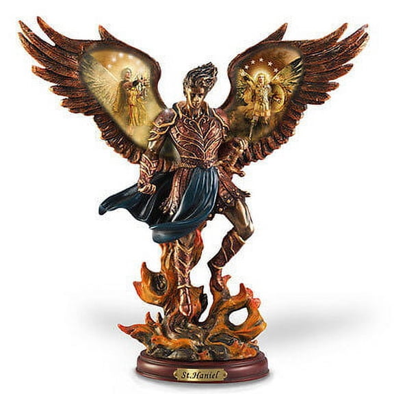 The Bradford Exchange Haniel: Joy Of God Archangels of Light Bronze Sculpture Collection by Howard David Johnson 10-Inches