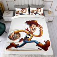 thumbnail image 4 of Toy Story Themed Bed Sheet Set Three Piece Set 53x79 Inches Comfortable And Skin Friendly Unique Design Creating A Star Studded Night, 4 of 6