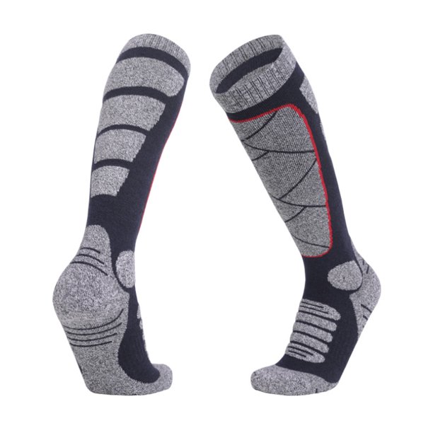 Calcetines de esquí transpirables de alta elasticidad suaves y cómodos calcetines cálidos (azul oscuro 35-39) Tmvgtek Para Estrenar